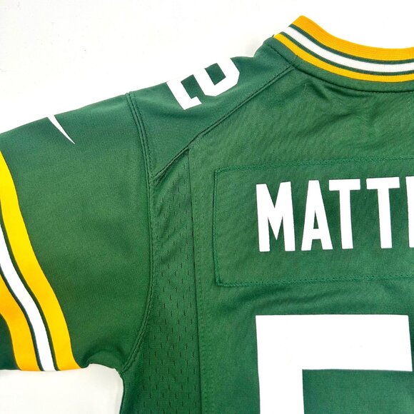 BOYS Green Bay Packers Clay Matthews #52 OFFICIAL NFL Nike Jersey Medium (10-12) - Picture 9 of 14